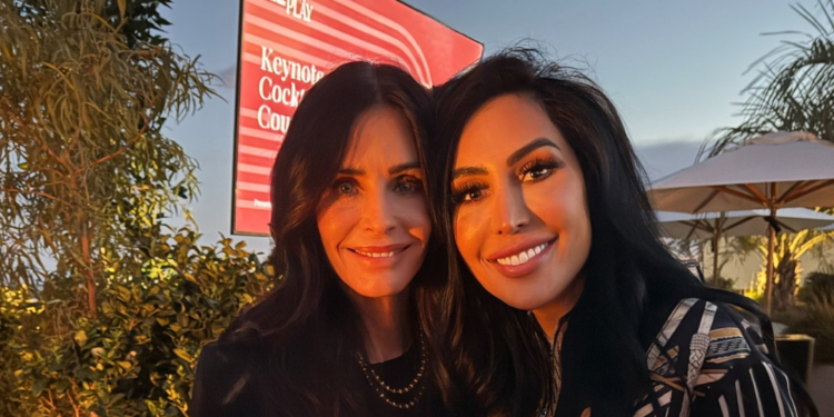 Female Founder Durana Elmi Embraces Courteney Cox at Nikki Ogunnaike’s Marie Claire Magazine Power Play Event