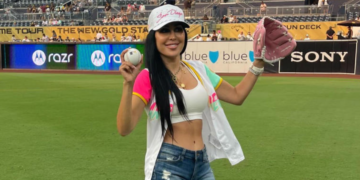 Durana Elmi Makes History with Ceremonial First Pitch at Padres Game With Manny Machado