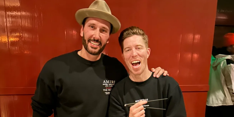 Shaun White joins DJ Cedric Gervais at his Aspen Restaurant